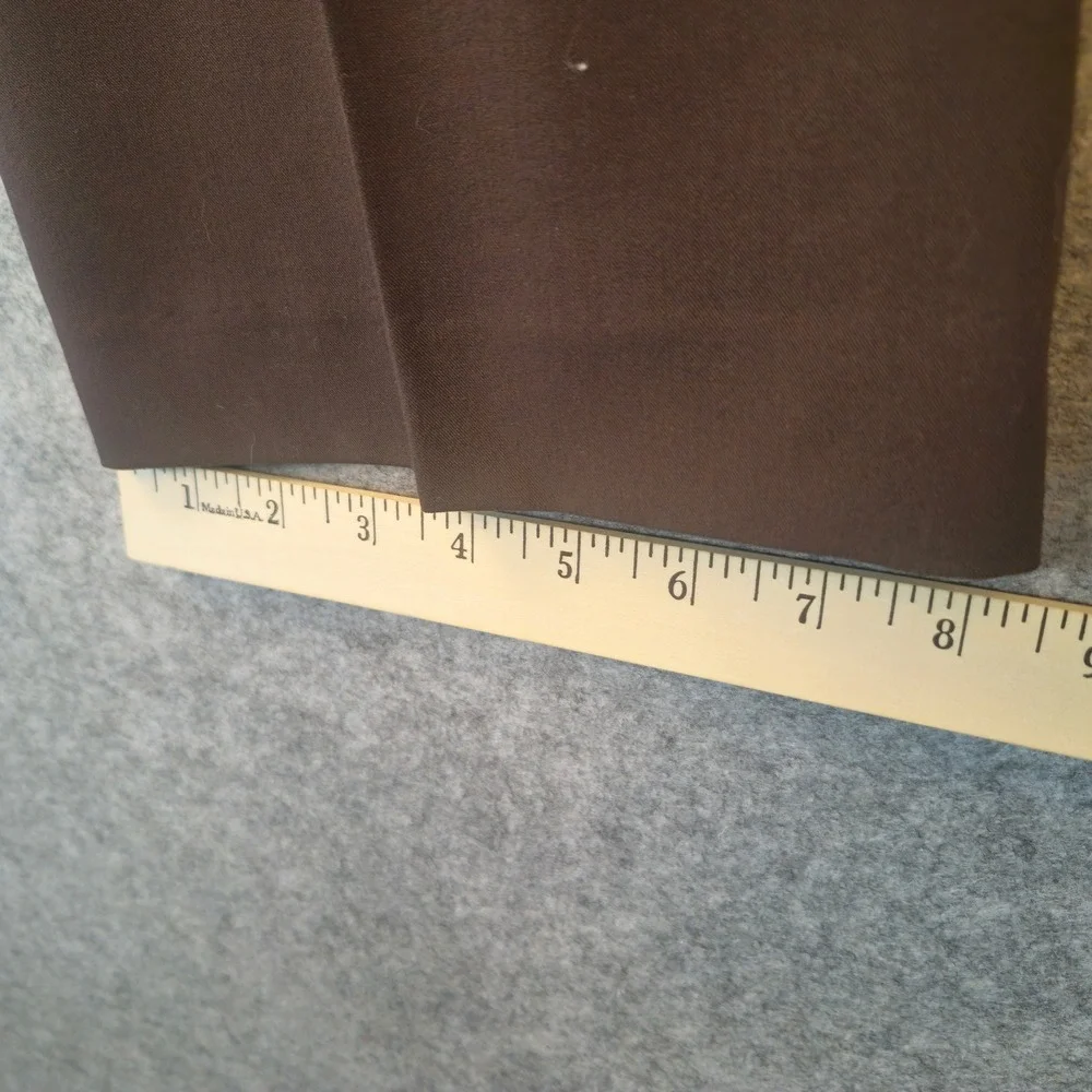 Larry Levine Petite Brown Straight Leg Dress Pants Womens 16P NWT Office Career